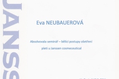 2011: Janssen - bělící postupy ošetření