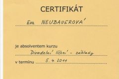 2011: Divadelní líčení základy