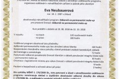 2018: Odborník na permanentní make-up